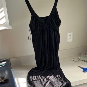 Stylish Black Sleeveless Dress